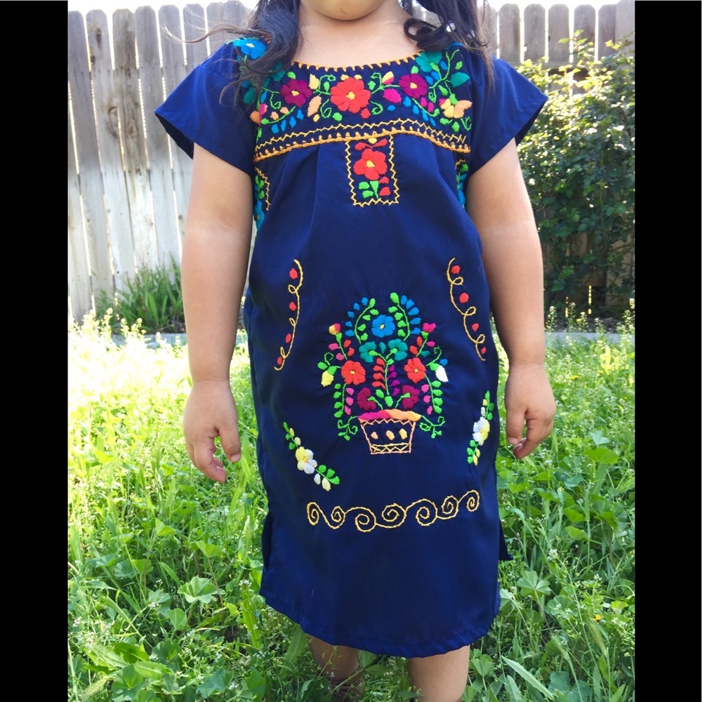 ALL SIZES Mexican hand embroidered dresses
